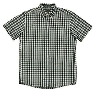 Eddie Bauer Men’s Wrinkle Free Classic Fit‎ Short Sleeve Button Down Shirt LT